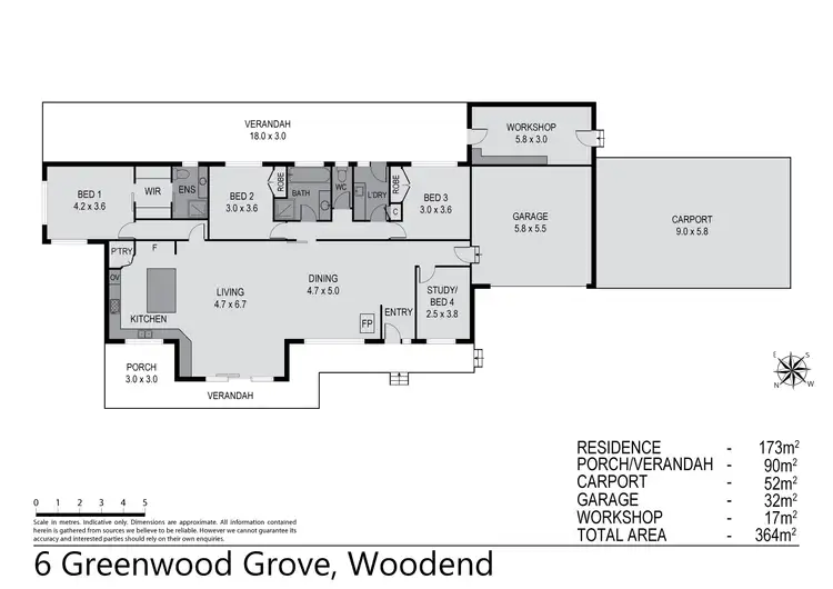Floorplan of Homely house listing, 6 Greenwood Grove, Woodend VIC 3442