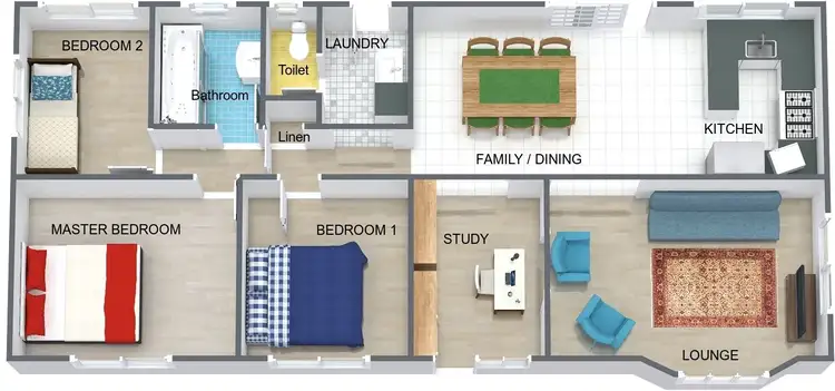Floorplan of Homely rural property listing, 240 Rocky Gully Road, Coominya QLD 4311