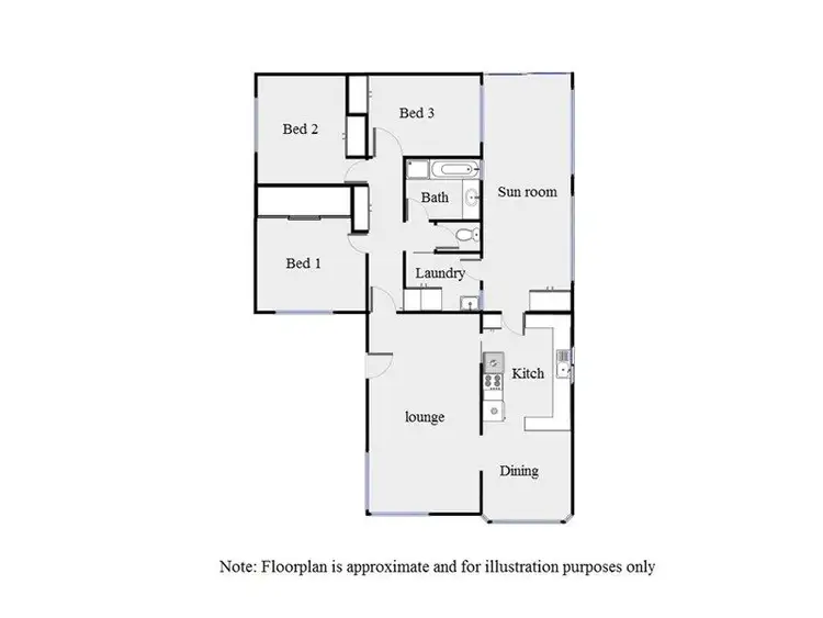Floorplan of Homely house listing, 65 Hector Street, Mildura VIC 3500
