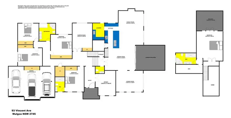 Floorplan of Homely house listing, 93 Vincent Avenue, Mulgoa NSW 2745