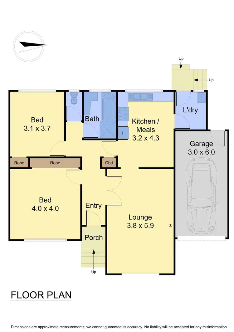 Floorplan of Homely unit listing, 2/34 Hunter Road, Camberwell VIC 3124