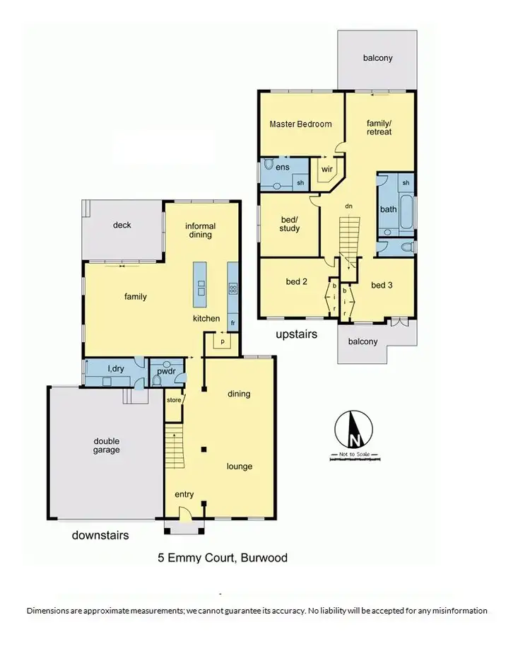 Floorplan of Homely house listing, 5 Emmy Court, Burwood VIC 3125