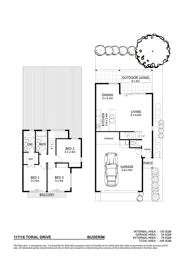 Floorplan of Homely unit listing, 117/16 Toral Drive, Buderim QLD 4556