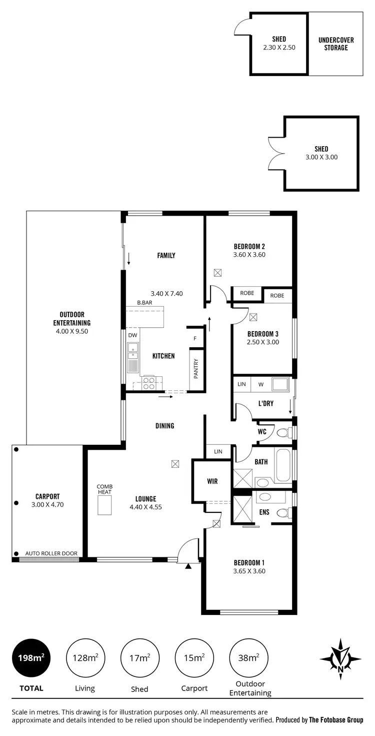 Floorplan of Homely house listing, 16 Hartog Street, Woodcroft SA 5162