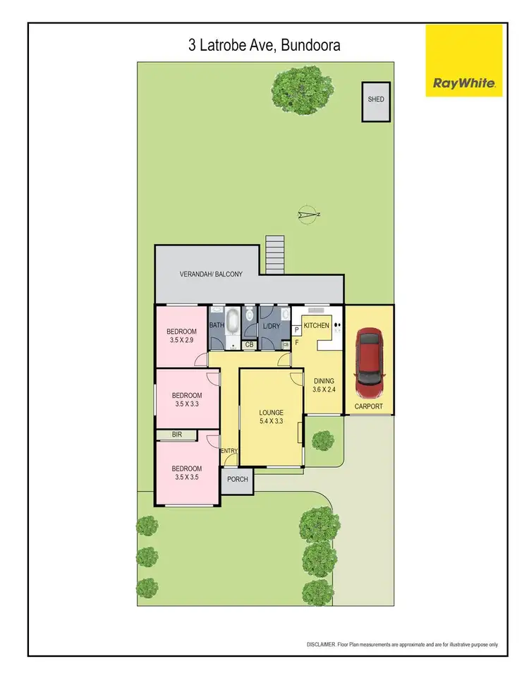 Floorplan of Homely house listing, 3 Latrobe Avenue, Bundoora VIC 3083