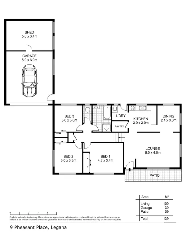 Floorplan of Homely house listing, 9 Pheasant Place, Legana TAS 7277