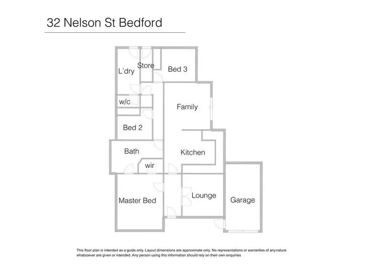 Floorplan of Homely house listing, 32 Nelson Street, Bedford WA 6052