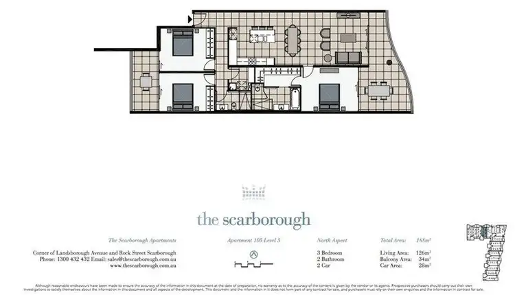 Floorplan of Homely unit listing, 105/113 Landsborough Avenue, Scarborough QLD 4020