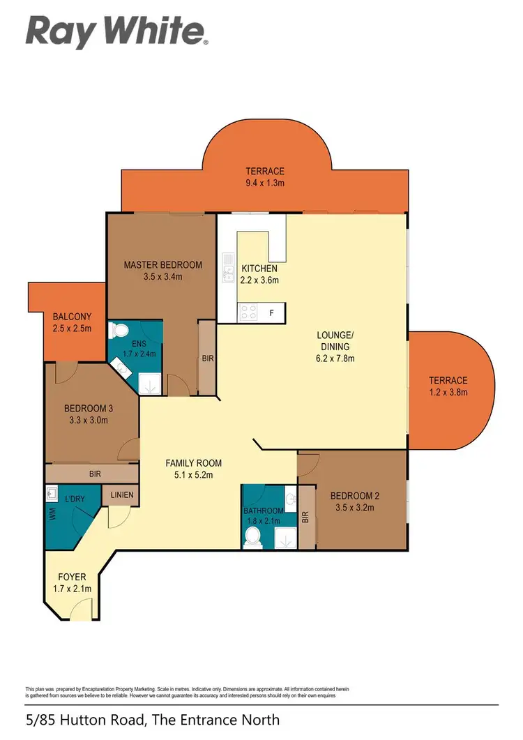 Floorplan of Homely unit listing, 5/85 Hutton Road, The Entrance North NSW 2261