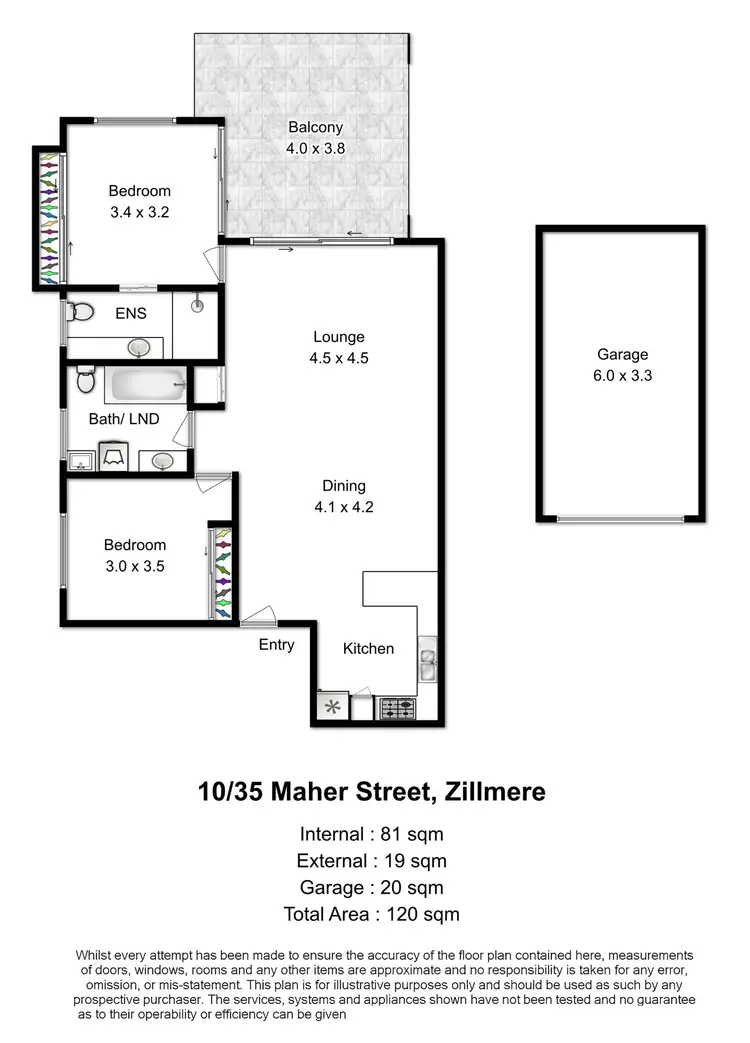 Floorplan of Homely unit listing, 10/35 Maher Street, Zillmere QLD 4034