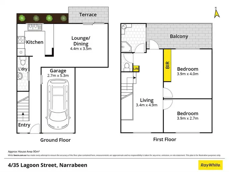 Floorplan of Homely townhouse listing, 4/35 Lagoon Street, Narrabeen NSW 2101
