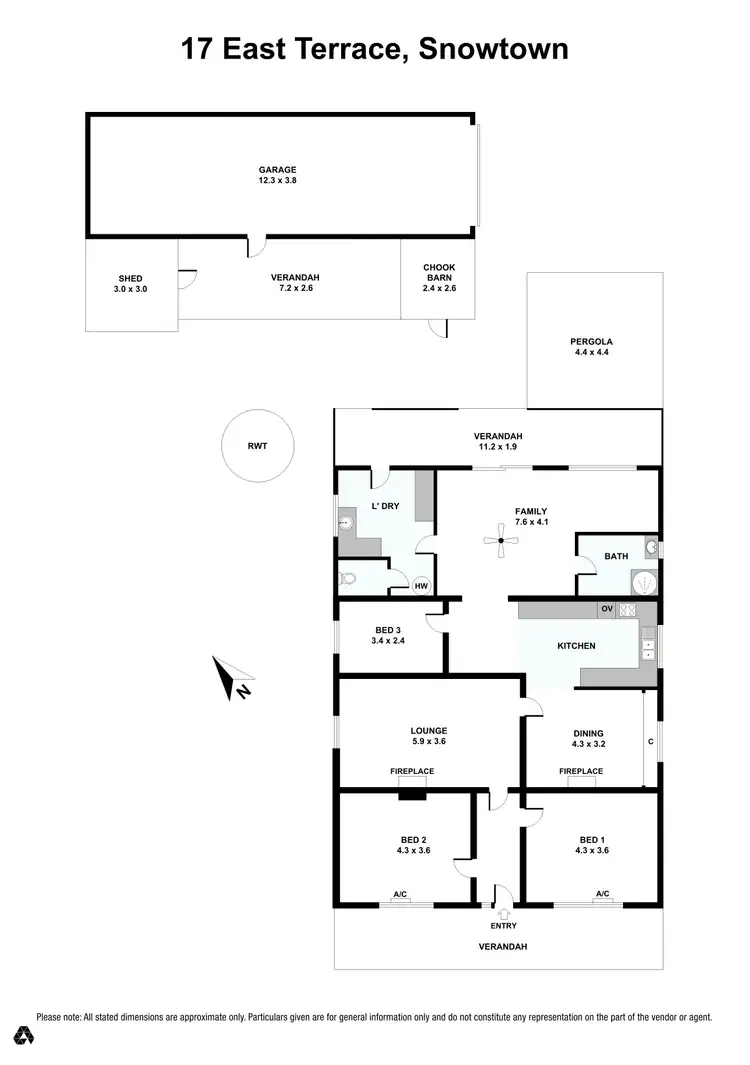 Floorplan of Homely house listing, 17 East Terrace, Snowtown SA 5520