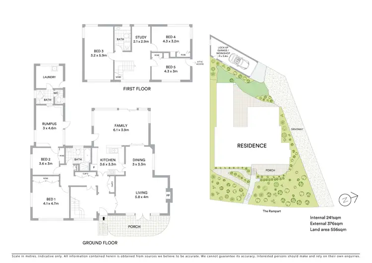 Floorplan of Homely house listing, 1 The Rampart, Castlecrag NSW 2068