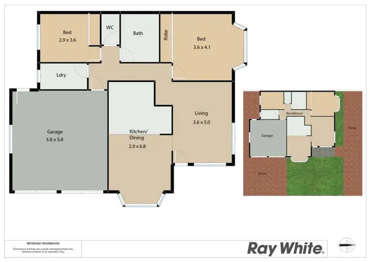Floorplan of Homely villa listing, 1/7 Kenibea Avenue, Kahibah NSW 2290