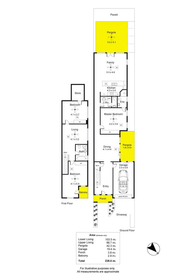 Floorplan of Homely house listing, 7 Berkley Avenue, Everard Park SA 5035