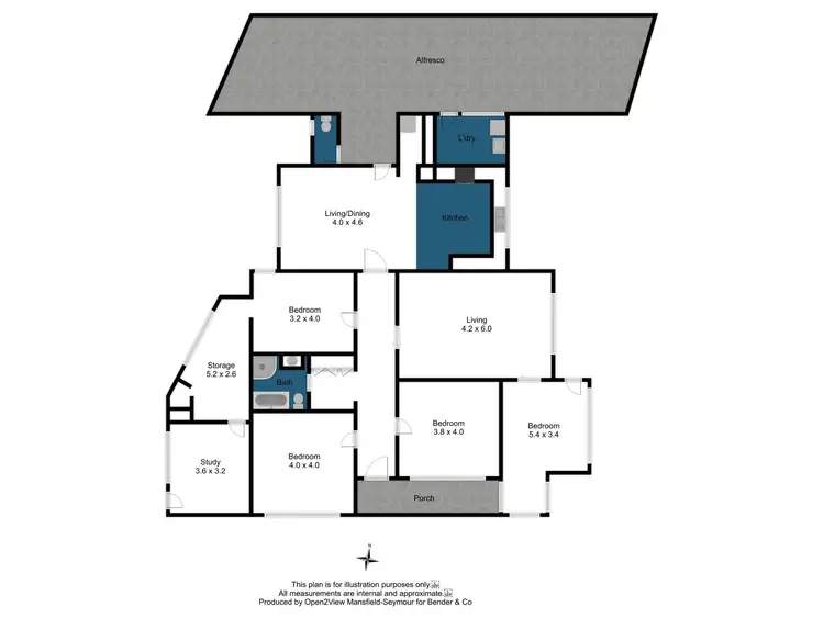 Floorplan of Homely house listing, 105 High Street, Seymour VIC 3660