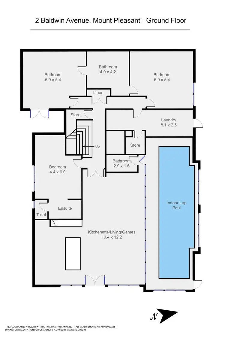 Floorplan of Homely house listing, 2 Baldwin Avenue, Mount Pleasant WA 6153