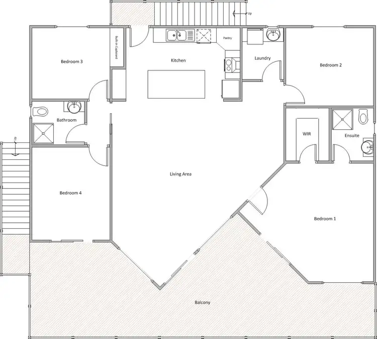 Floorplan of Homely house listing, 6 Eucalyptus Court, Marion Bay SA 5575