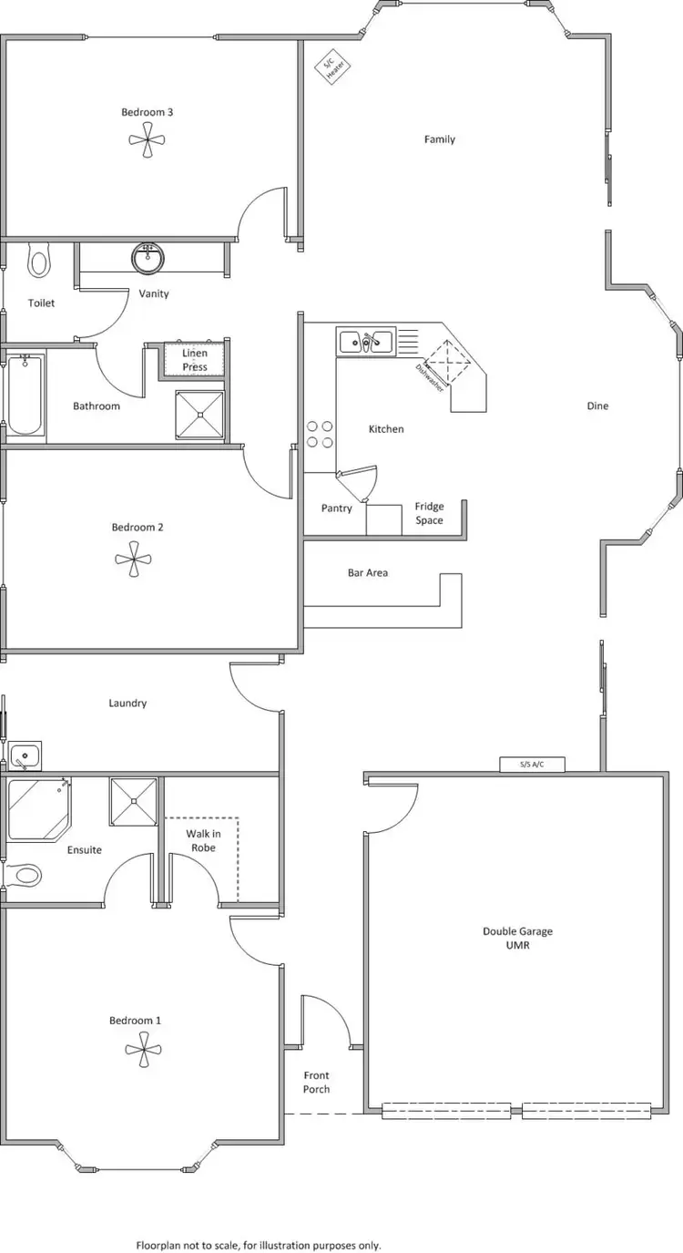 Floorplan of Homely house listing, 22 Compass Road, Edithburgh SA 5583