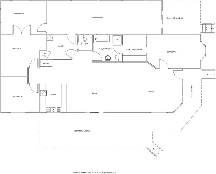 Floorplan of Homely house listing, 7 Corny Point Road, Corny Point SA 5575