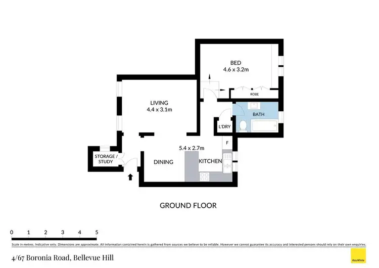 Floorplan of Homely apartment listing, 4/67 Boronia Road, Bellevue Hill NSW 2023