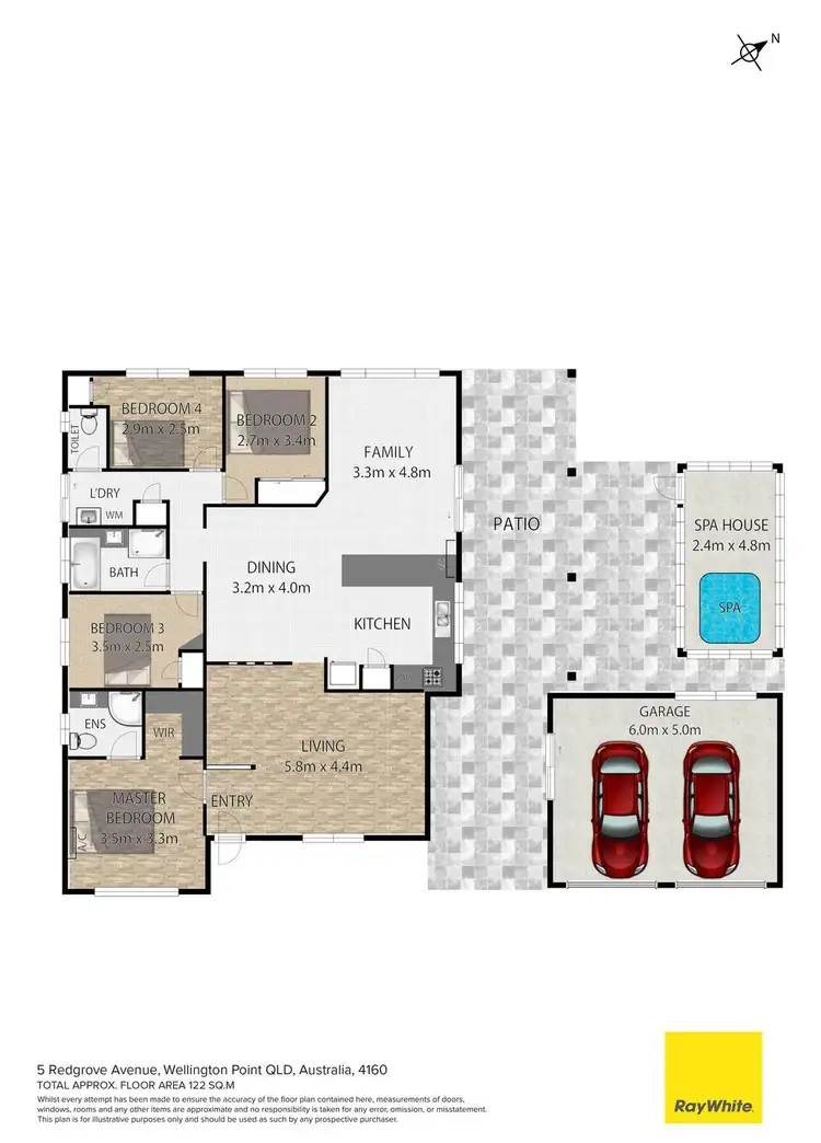 Floorplan of Homely house listing, 5 Redgrove Avenue, Wellington Point QLD 4160