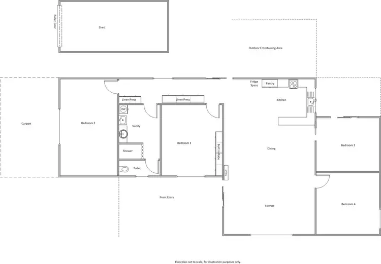 Floorplan of Homely house listing, 19 Nelson Street, Marion Bay SA 5575