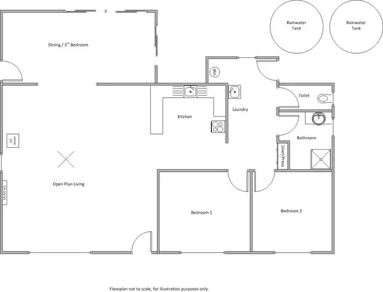 Floorplan of Homely house listing, 17 Progress Road, Hardwicke Bay SA 5575