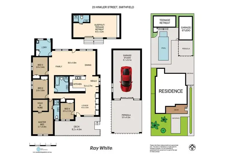 Floorplan of Homely house listing, 23 Hinkler Street, Smithfield NSW 2164