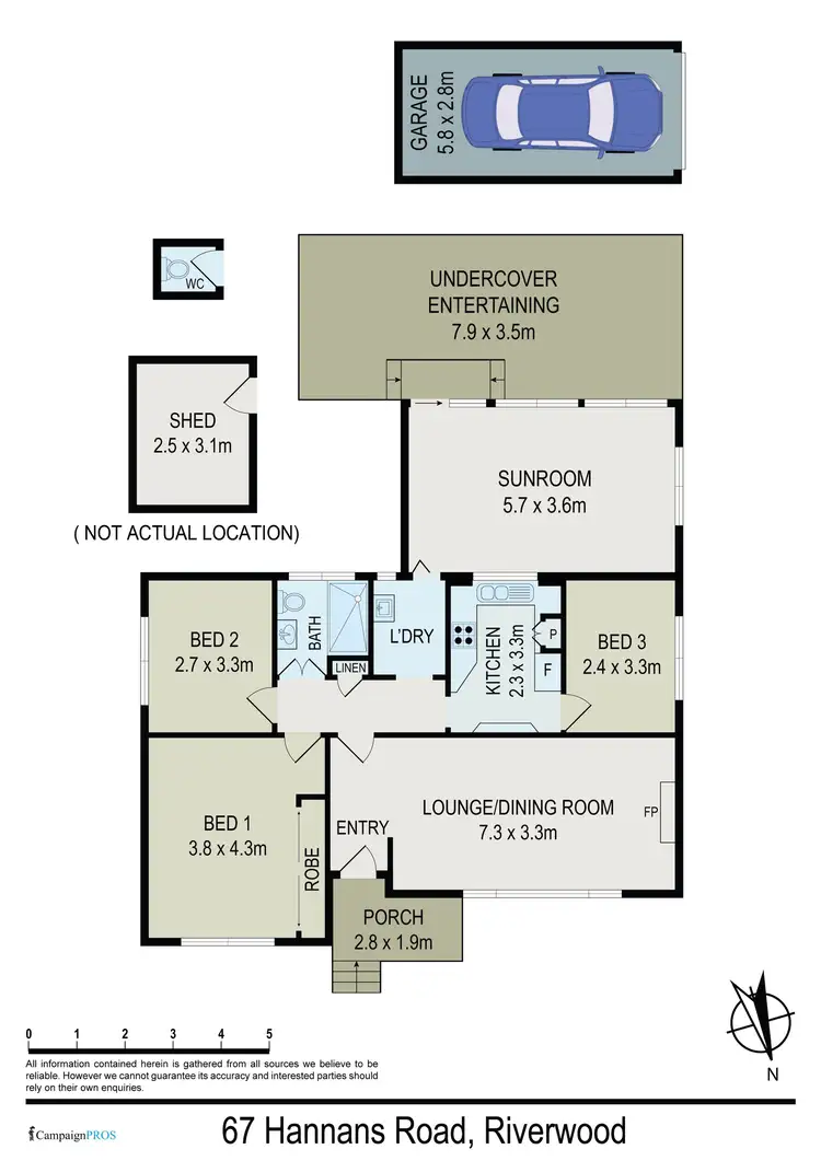 Floorplan of Homely house listing, 67 Hannans Road, Riverwood NSW 2210