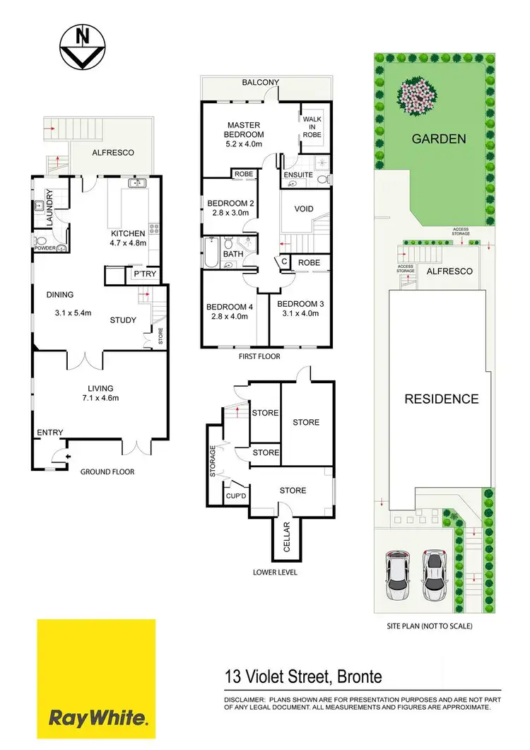 Floorplan of Homely house listing, 13 Violet Street, Bronte NSW 2024