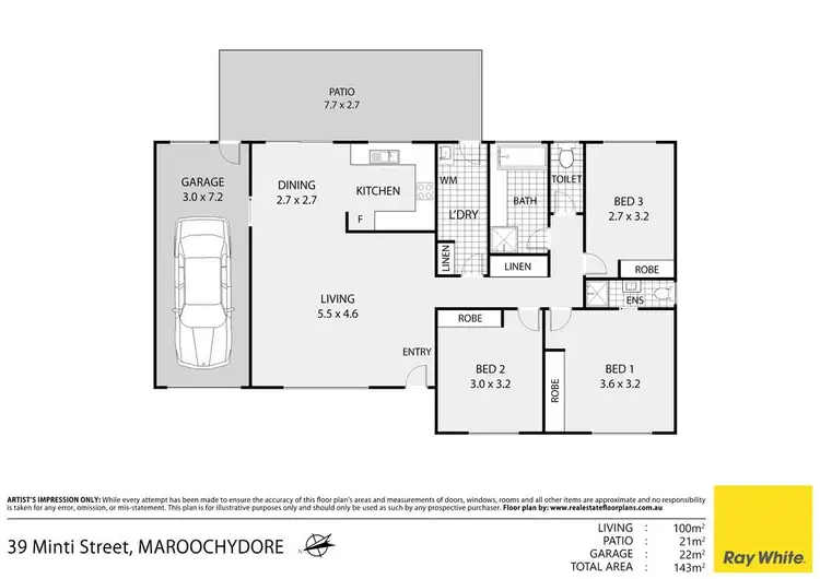 Floorplan of Homely house listing, 39 Minti Street, Maroochydore QLD 4558