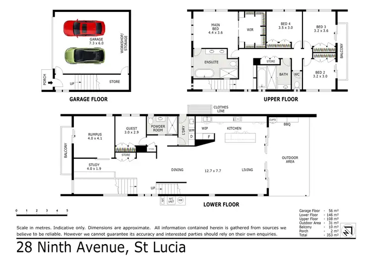 Floorplan of Homely house listing, 28 Ninth Avenue, St Lucia QLD 4067