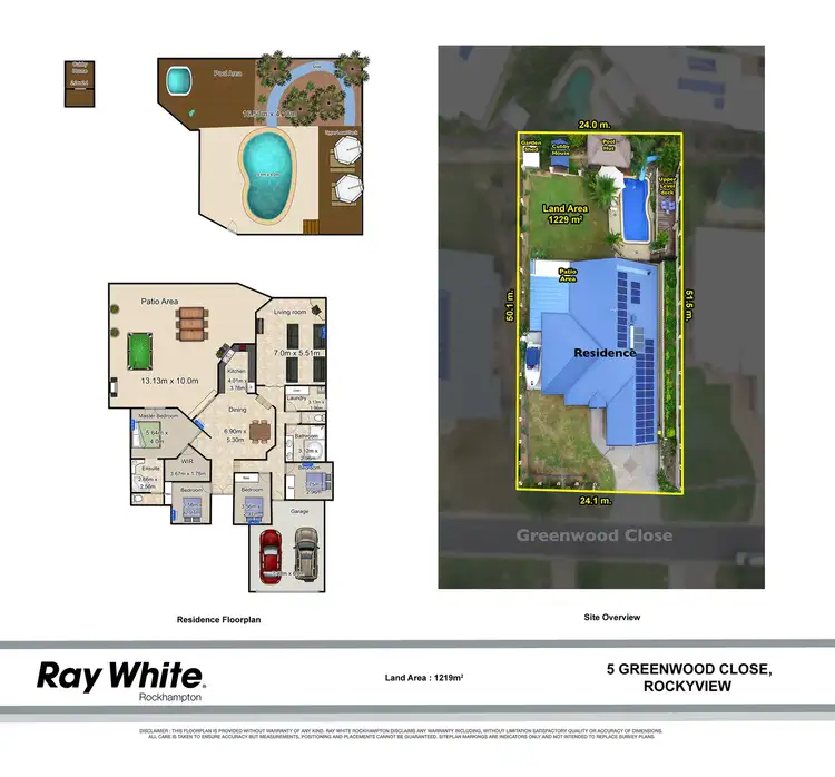 Floorplan of Homely house listing, 5 Greenwood Close, Frenchville QLD 4701