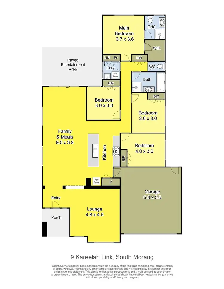 Floorplan of Homely house listing, 9 Kareelah Link, South Morang VIC 3752