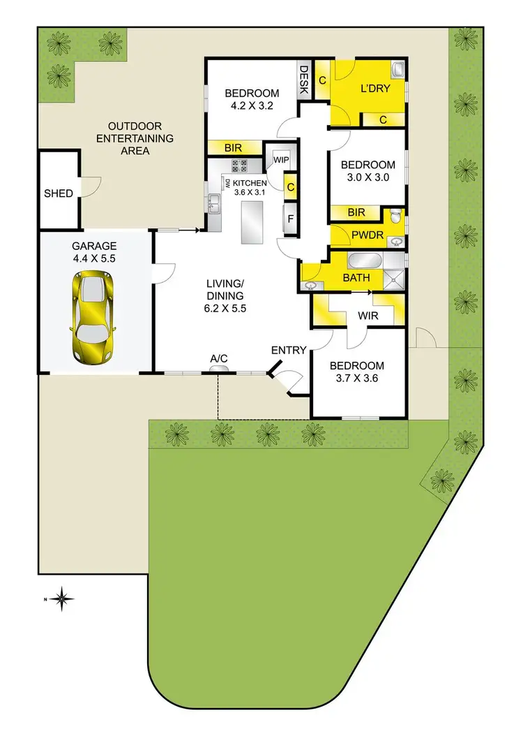 Floorplan of Homely house listing, 32 Shiraz Drive, Waurn Ponds VIC 3216