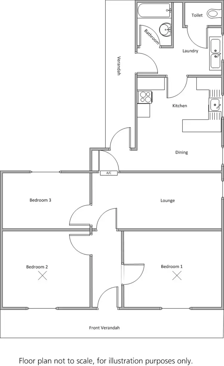 Floorplan of Homely house listing, 47 Warooka Road, Yorketown SA 5576