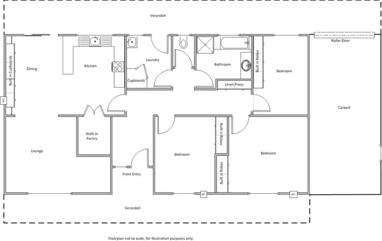 Floorplan of Homely house listing, 2511 Harry Butler Road, Yorketown SA 5576