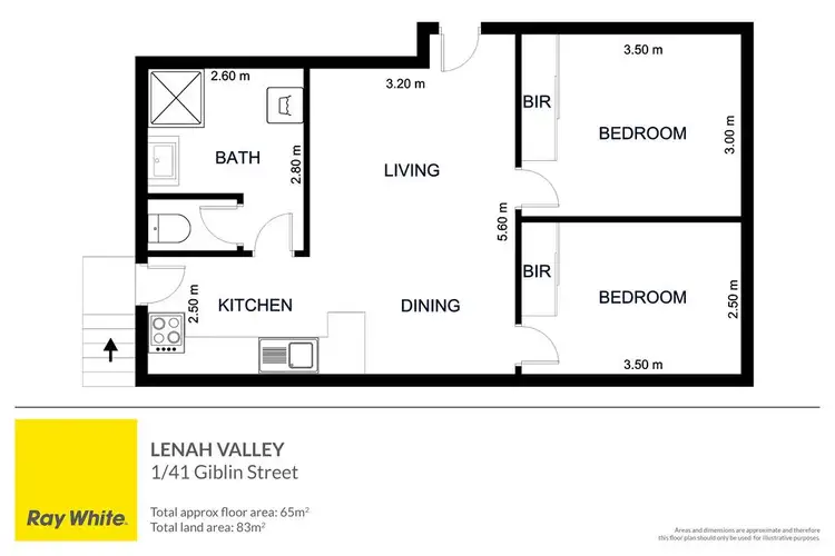 Floorplan of Homely unit listing, 1/41 Giblin Street, Lenah Valley TAS 7008