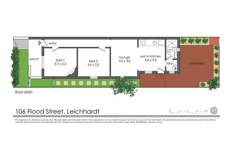 Floorplan of Homely house listing, 106 Flood Street, Leichhardt NSW 2040