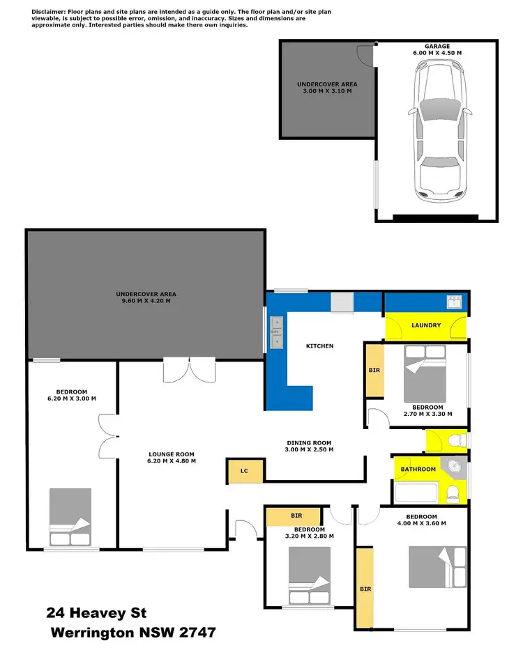 Floorplan of Homely house listing, 24 Heavey Street, Werrington NSW 2747