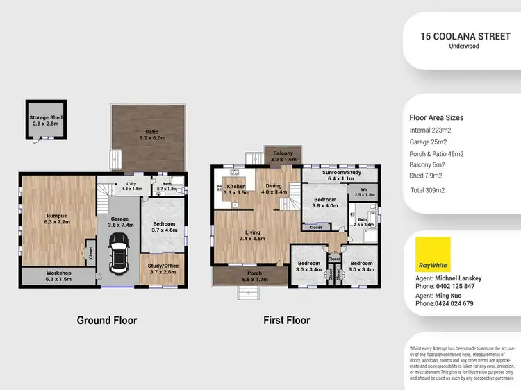 Floorplan of Homely house listing, 15 Coolana Street, Underwood QLD 4119