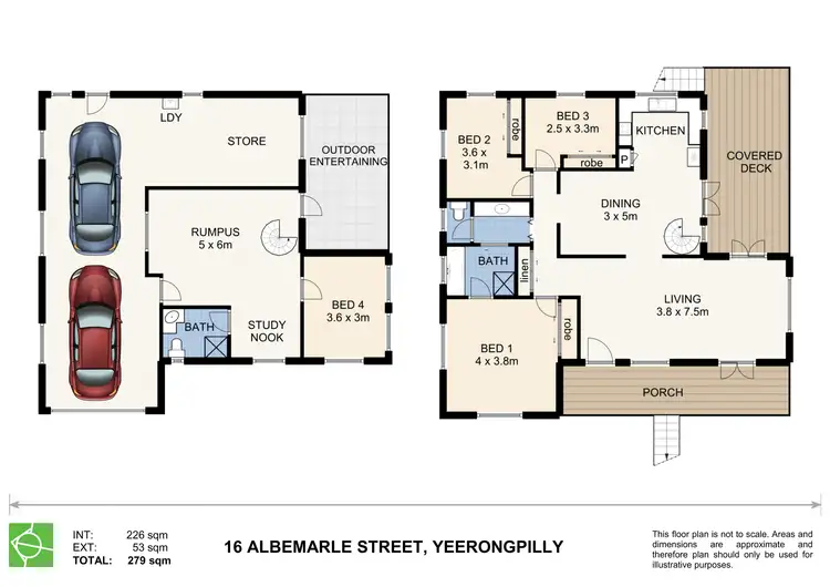 Floorplan of Homely house listing, 16 Albemarle Street, Yeerongpilly QLD 4105