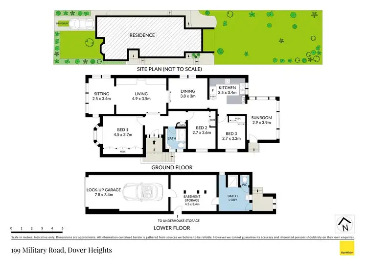 Floorplan of Homely house listing, 199 Military Road, Dover Heights NSW 2030