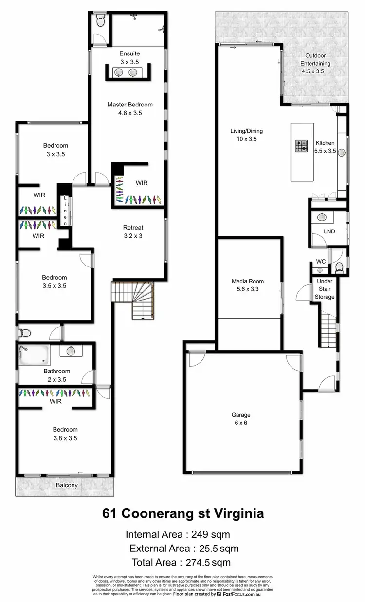 Floorplan of Homely house listing, 61 Coonerang Street, Virginia QLD 4014