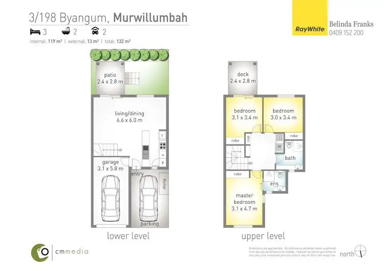 Floorplan of Homely townhouse listing, 3/198 Byangum Road, Murwillumbah NSW 2484