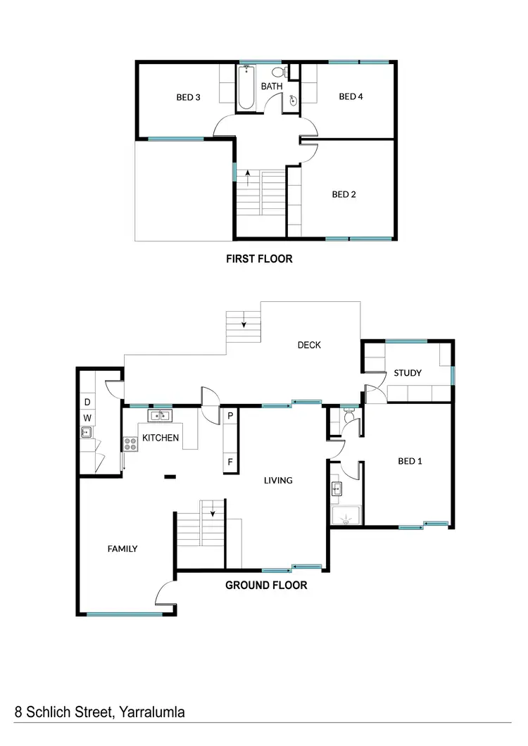Floorplan of Homely house listing, 8 Schlich Street, Yarralumla ACT 2600