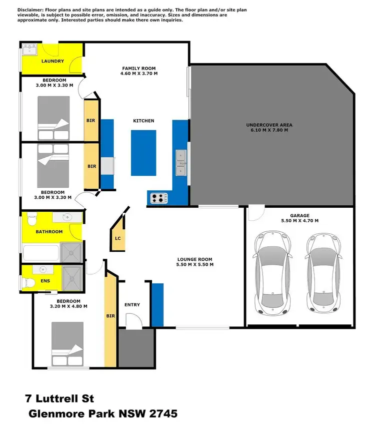 Floorplan of Homely house listing, 7 Luttrell Street, Glenmore Park NSW 2745