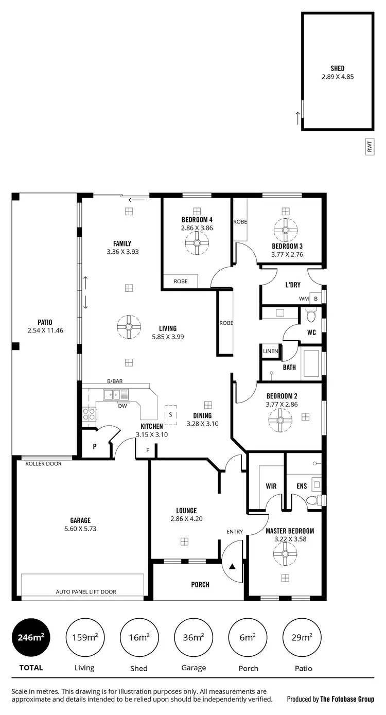 Floorplan of Homely house listing, 5 Isabel Road, Munno Para West SA 5115