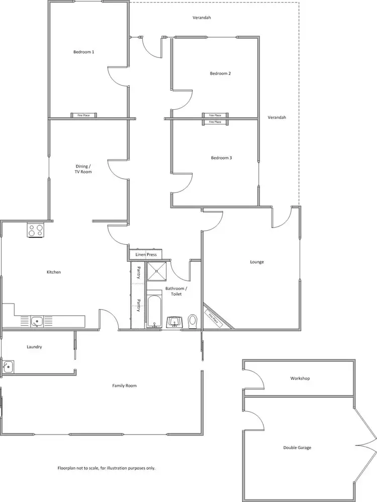 Floorplan of Homely house listing, 35 First Street, Minlaton SA 5575